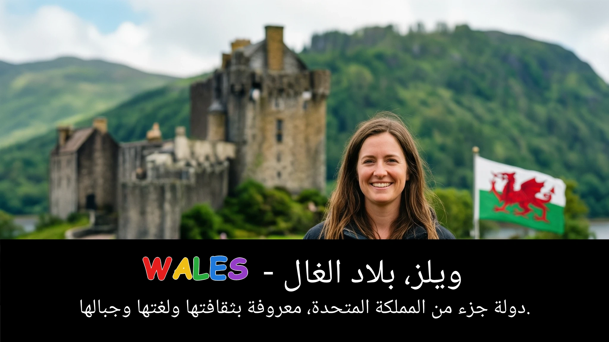 Arabic Illustration for Wales
